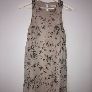 Floral shirt mini dress